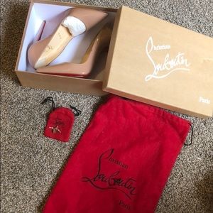 Size 7 Christian Louboutin SO KATE pumps